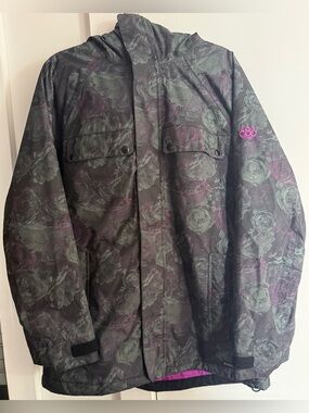 686 ACE Limited Edition Rose Print Ski/Snowboard Jacket